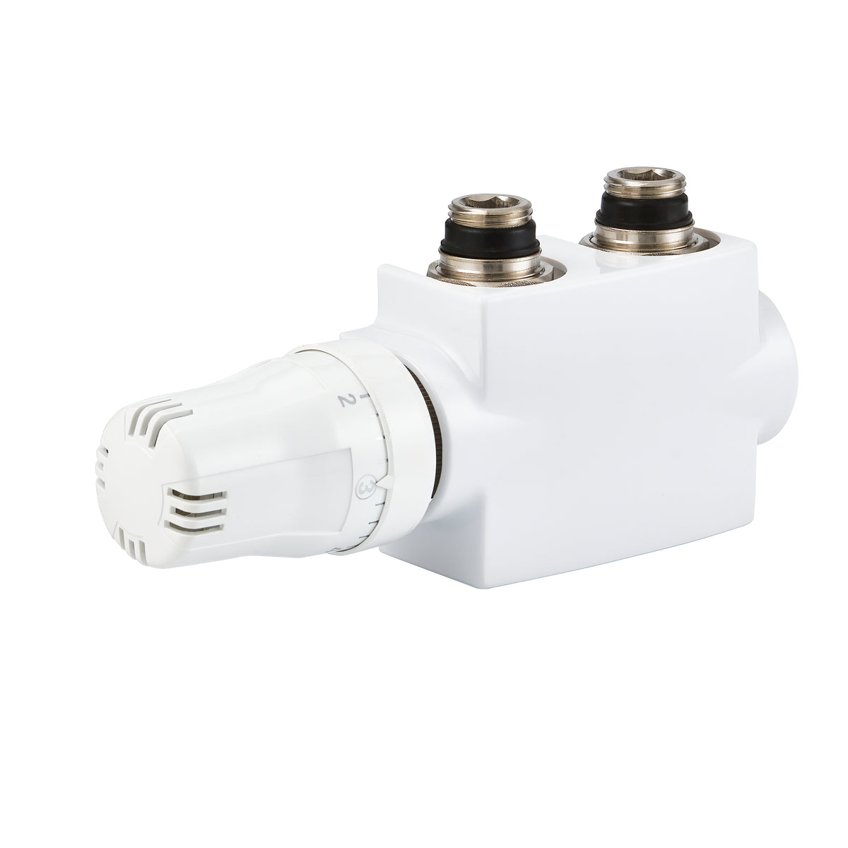 Alva Ventilhahnblock Quattro weiß inkl. THNF-H Fühler weiß als Set - ALVHBQW
