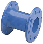 ALVA FF-Stück DN80 1000mm lang Fl. PN10/16 GGG epoxybeschichtet