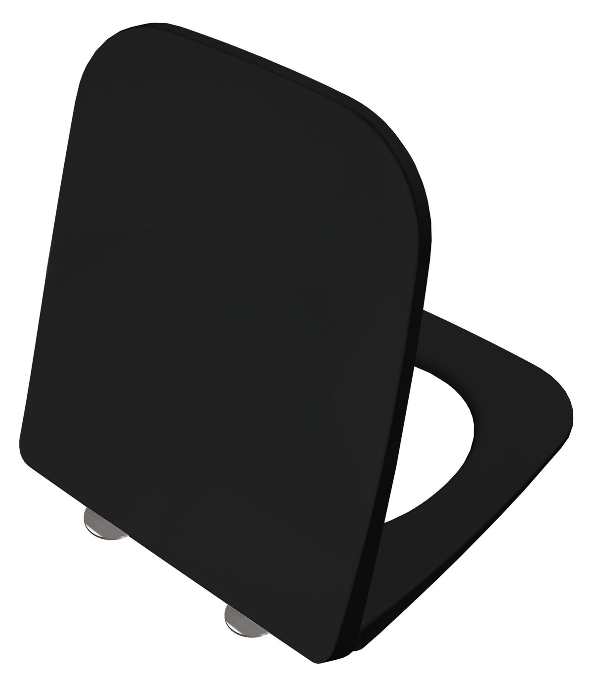 Alva Aura WC-Sitz m. Absenkautom. Schar. Edelst., f. AQKEAUWWCTESSM.,Schwarz M. - AQKEAUSITZA.2SM