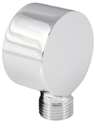 Alva Varia Wandanschlussbogen 1/2" mit RV, Chrom - AQARVAWABRV1