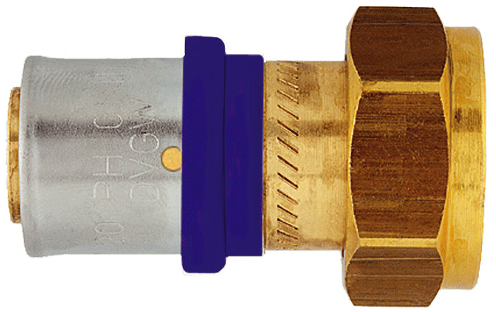 Alva Übergangspreßverschraubung flachdichtend 20x2 - 3/4" SIS - ACI5372.3/4.20