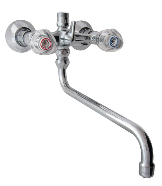 SCHMIEDL GS WT-Wannenfüll- und Brausebatterie Atmos Glasklar – GS1441