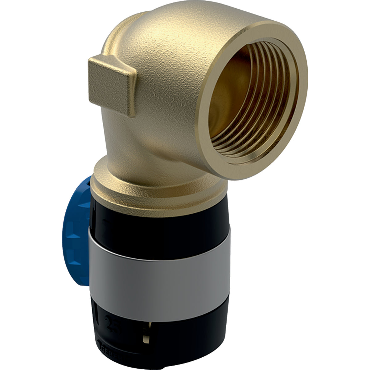 GEBERIT GE FlowFit Uebergangsbogen IG RG+ 90 Gr. d25mm x Rp1 – 620.542.00.1