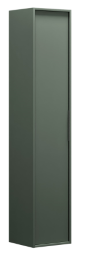 ALVA Pura 1.0 Hochschrank mit 1 Tür rechts, 35x176x33cm, Rauchgrün Matt