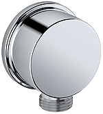 ALVA Varia Wandanschlussbog. 1/2" mit Rosette, Chrom