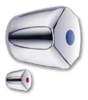 Alva Oberteil mit Metallgriff 1/2" rot - ACOTCM1/2RO