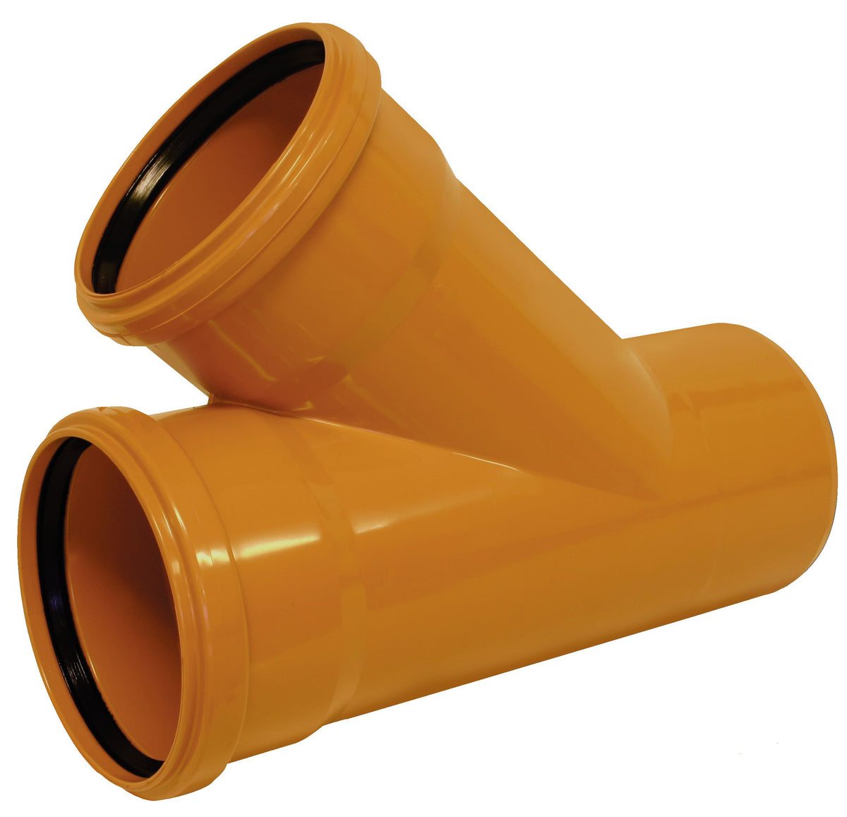 Alva Pvc Kanal-Einfachabzweiger Kgea DN 150/da160mmx110/45Grad - KANEA150.100.45