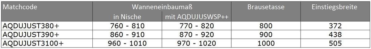 Alva Juna Schiebetür 3-tl. Festf. rechts, 80/200cm, Silber HGL, ESG Clean - AQDUJUST380R