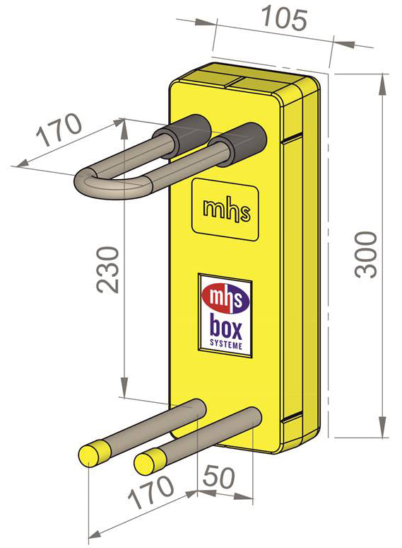 MHS mhs-Ventilheizkörper V-HKS23 Heizung Rohr:Supersan Kupfer – 00131CU0000000