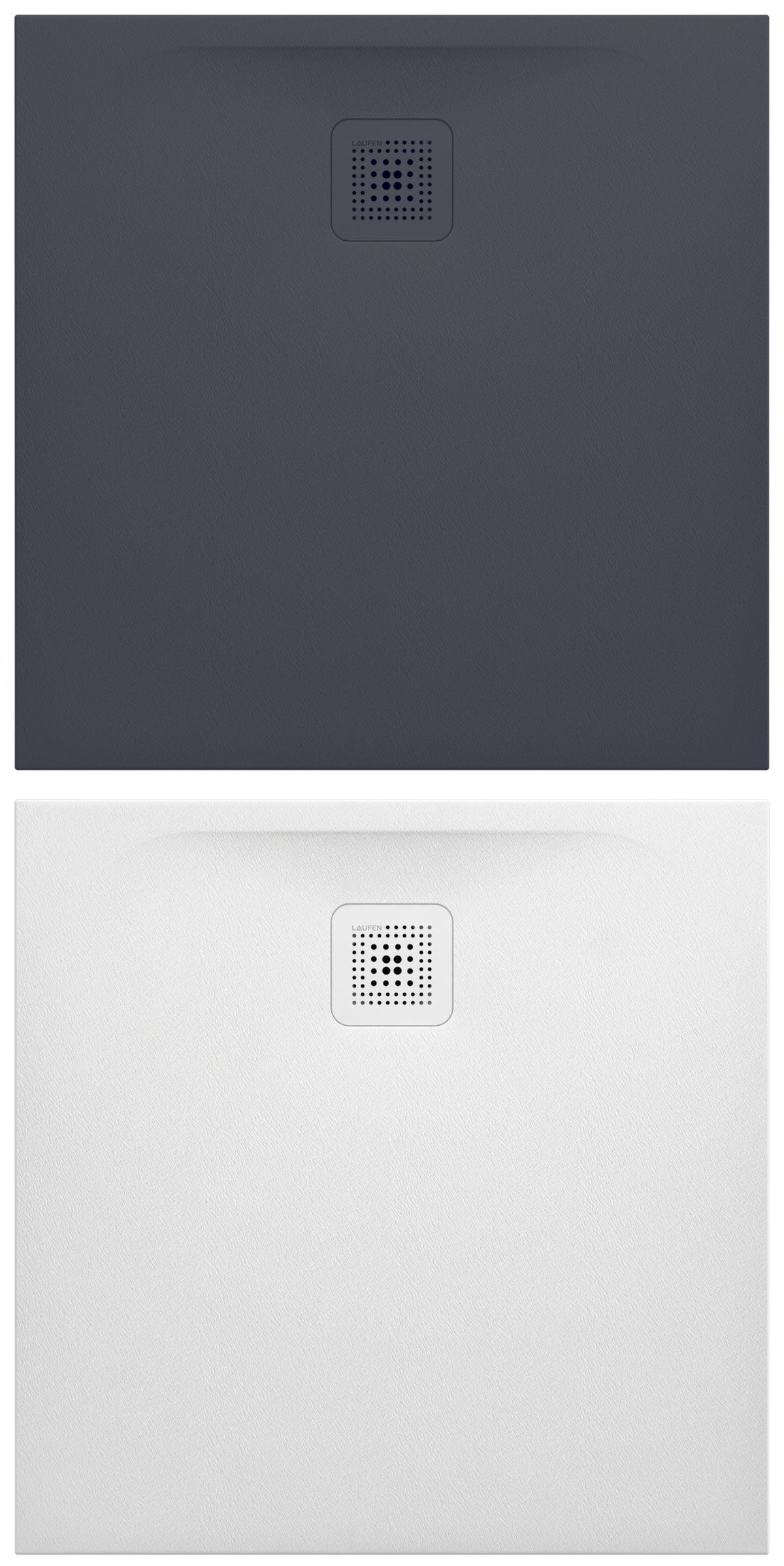 LAUFEN Laufen Passion Duschwanne aus Marbond 100 x 100 x 3,3cm,Ablauf Seitl.,weiß – BPPABTL100W