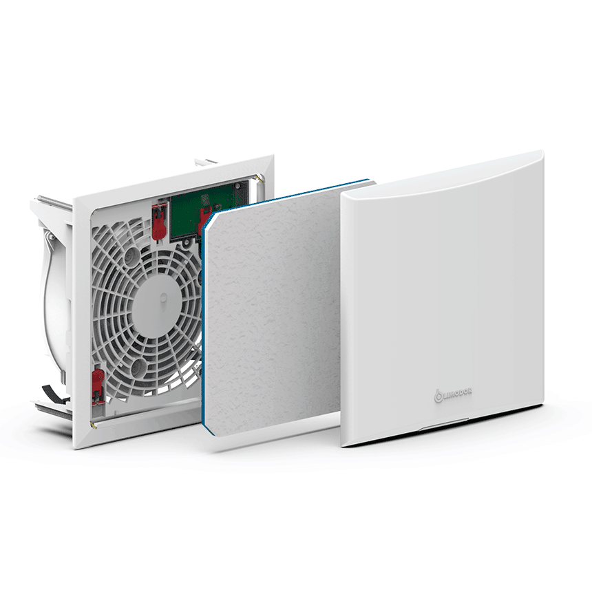 LIMODOR Limodor Lüftereins. LF/M 60+C-NR7+C-FR4 mit Nachlaufrelais C-NR/7+Feuchtemodul – 22040