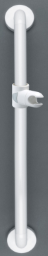 Alva Varia Brausestange 80cm mit Brausehalter, Weiá - AQBFVABS80W