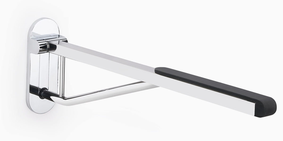 Alva Varia Klappgriff 1-armig 75cm weiche Auflage, Stütze, bis 130kg, Chrom - AQBFVAKG1AS75C