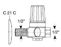 Alva Una Druckreduzier-Ventil 1/2" Chrom - AQSPDV