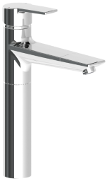 Alva Aura Spltischarmatur mit herausziehb. Auslauf, H”he 31,3cm, Chrom - AQARAUSPTA