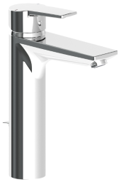 Alva Aura Waschtischarmatur XL mit Ablaufgarnitur, H”he 25,3cm, Chrom - AQARAUWTXL1