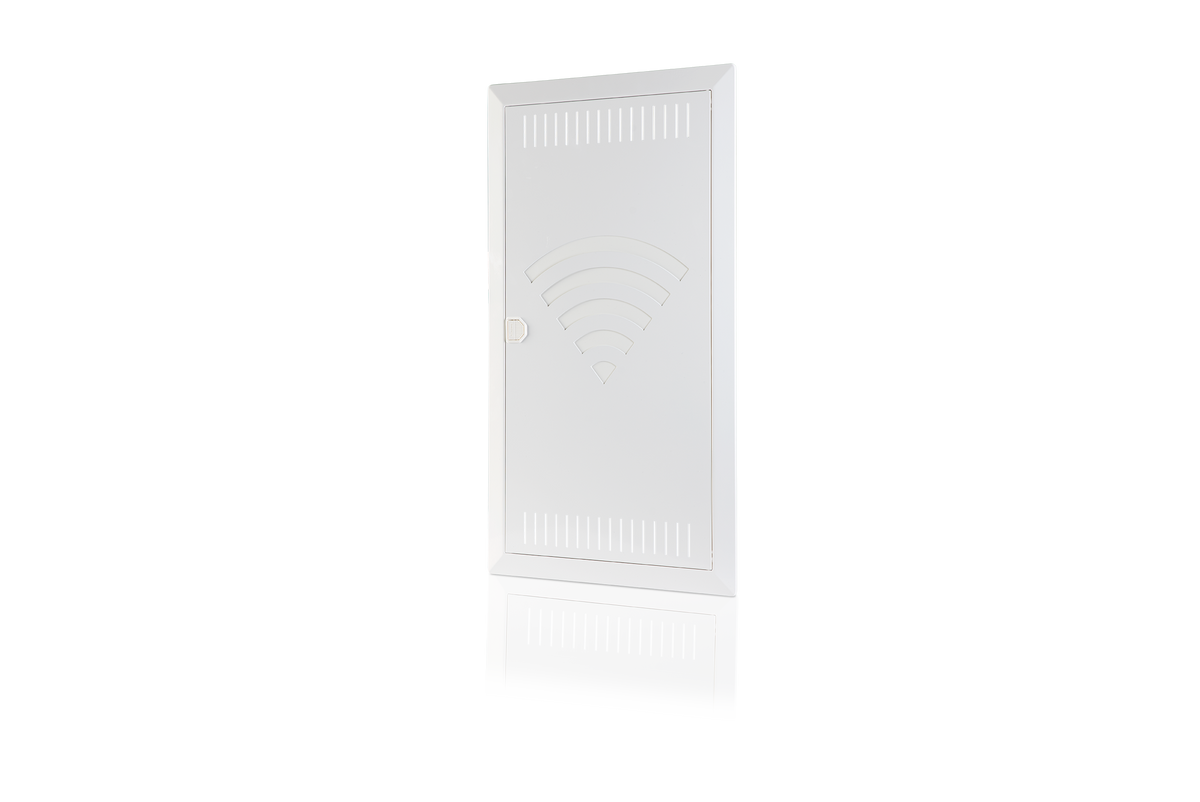 Alva UP/HWD Kommunikationsverteiler WLAN-Tuer 3-reihig mit MPL, Patchfeld,3f-Steckdose - HW/UPV36KOMWLAN