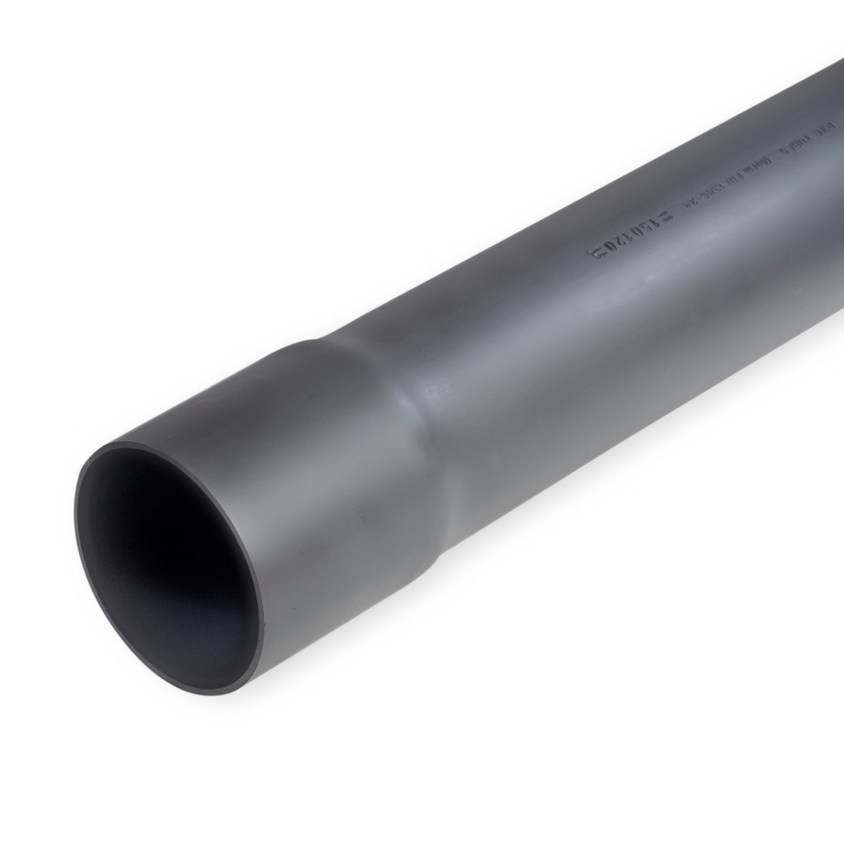 Alva Kabelschutzrohr DN110 PVC-U einseitig aufgemufft (Stg.a6m) schwarz - 106246