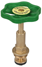 ALVA Oberteil f. ACB 3/4" Handrad gruen