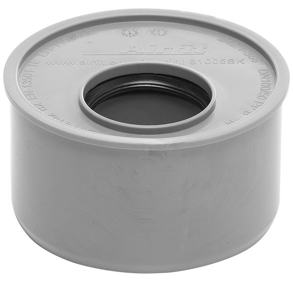 AIRFIT Superkurz-Reduzierstück DN 110x75 aus PP – 81107SK