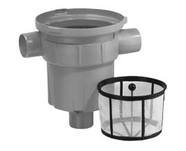 Alva Filter mit Laubsammelkorb, beruhigter Zulauf für 2000-10000L RWT - ACBZ