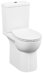 Alva Idea Kombi-Stand-WC Tiefsp. Barrieref., Sitzh. 46cm, spülrandl.,Weiß - AQBFIDWCTUS