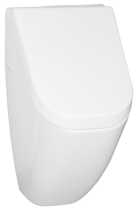 Alva Aura Urinal mit Deckel m. Absenkau. Zulauf und Abgang hinten, Weiß - AQKEAUUD.1