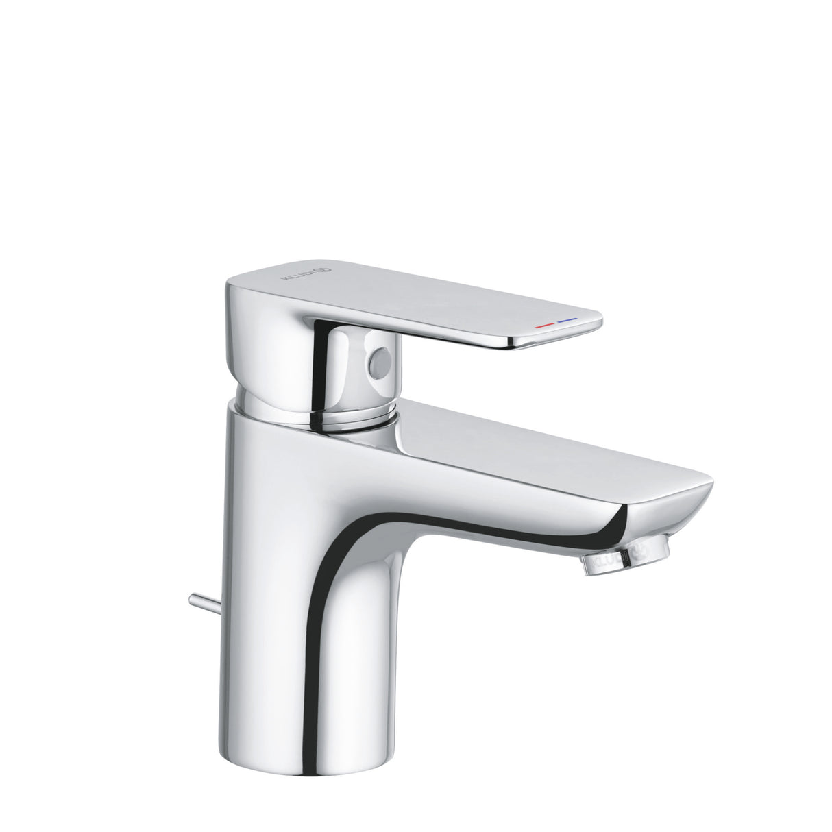 KLUDI Kludi Pure&Style WT-Einhandmischer 75 DN15 mit Ablaufgarnitur – 403820575