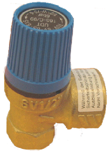 Alva Sicherheitsventil 1/2" Ansprechdruck 10 bar - ALKSV1/2.10