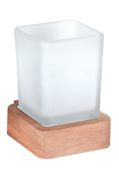 Alva Aura Glas- und Seifenhalter ohne Glas bzw. Schale, Red Line - AQASAUGHR