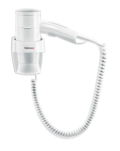Haarfön m.Wandhalterung 1600W ein/aus Druckschalter weiß – 702018