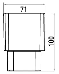 EMCO Emco Passion Mundspülglas satiniert für Relingsystem – BPPAASEMGFRS