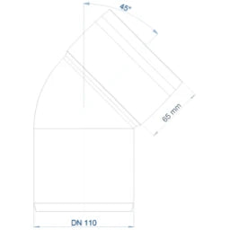POLOPLAST PO Bogen POLO-KAL 3S DN 110/45Grad – 102532
