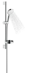 HANSGROHE HG Crometta Vario/Unica Brausenset 650mm weiß/chrom mit Cassetta – 26553400