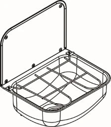 KWC AUSTRIA KWC Wandausgussbecken 436x190x339mm CNS, seidenmatt, o Ar.-bank, o Überlauf – 2000100353