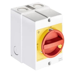 KRAUS&NAIMER Not-Aus-Schalter,3-polig,AP-Gehäuse IP66 Ith=25 A,P=7,5 kW(AC23B,400V AC),6 mm² – 70012807