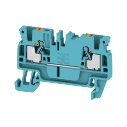 WEIDMÜLLER Durchgangs-Reihenklemme, PUSH IN, blau, 2.5 mm², 24 A, 800 V, Anzahl Anschlüsse: – 1521880000