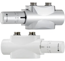 HEIMEIER Heimeier Multilux 4 - Set Halo Zweirohr- und Einrohr, weiß RAL 9016 – 9690-42.800