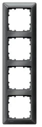 SIEMENS Rahmen 4fach DELTA line, carbonmetallic – 5TG25546