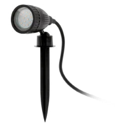 EGLO Erspieß PVC schwarz mit 2m Kabel GU10, 3W LED, 240lm, LF830, IP44 – 93384