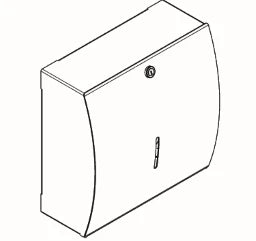 KWC AUSTRIA KWC Stratos Papierhandtuchspender 300x305x134mm, CNS, seidenmatt – 3600008935