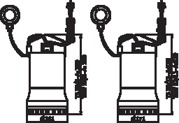 WILO Wilo Schmutzwasser-Tauchmotorpumpe Drain TSW 32/8-A, Rp 1¼, 230 V, 300 W – 6045167
