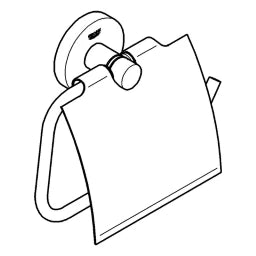 GROHE Grohe Essentials WC-Papierhalter mit Deckel, chrom – 40 367 001