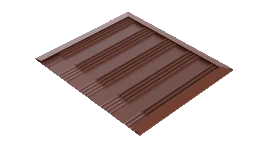 AEROCOMPACT XM-FCMR Abdeckblech mittelgroß rot – 705308-8004