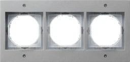 GIRA Rahmen 3fach TX44 (Unterputz IP44) alu lackiert – 021365