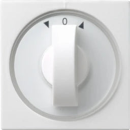 GIRA Knebel Zeitschalter + Jalousieschalter System 55 reinweiß glänzend – 066603