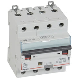 LEGRAND FI/LS-Schalter Typ F 6kA C 16A/4pol/30mA 4TE – 411244