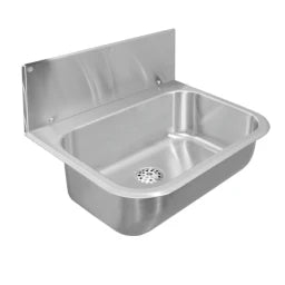 HEBERHARD Heberhard Ausgussbecken SOLID 490 490x390x175, Siebv., oÜL, Edelstahl – 312100