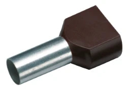 CIMCO Zwillingsaderendhülse 2 x 1,5 mm² x 12 m m, schwarz – 187723