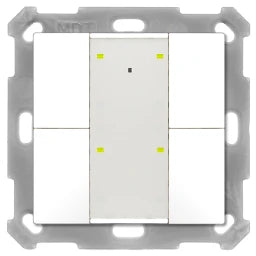 MDT Taster Plus TS 55 4-fach, Reinweiß matt – BE-TA55T4.02